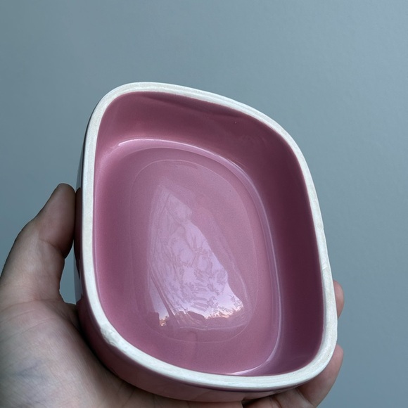 Vintage Bathroom Set Pink Toothbrush Holder Soap Dish Made in Taiwan - Picture 10 of 13